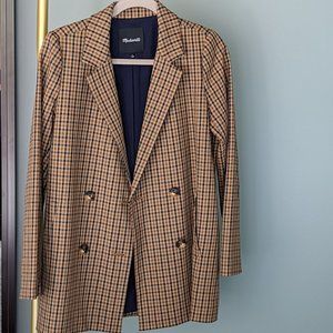 Madewell Caldwell Double Breasted Blazer - Size S